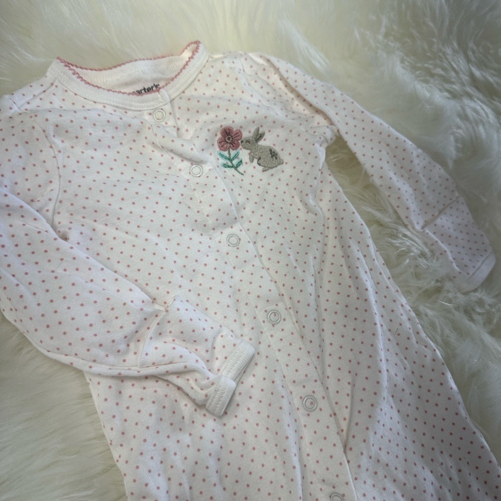 5/$30 Carter’s 3 Months Footless Button Footies​ - Picture 9 of 13